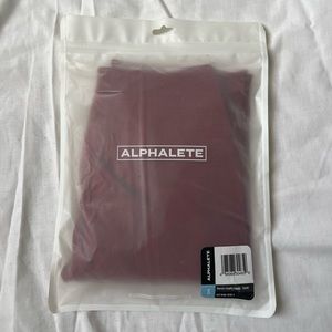 NIB Alphalete Amplify Leggings Scarlet size small